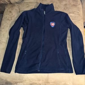 Antigua Chicago Cubs Baseball Fleece Zip Up Track Jacket